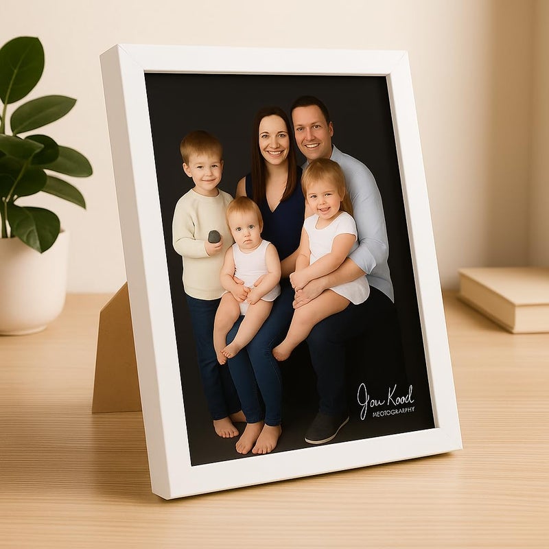 Stuthi Arts Modern Table Photo Frame with Family Portrait Display – 8x10 Inch – Home Decor & Gift Item (White, 8X10 Inch) - Image 5