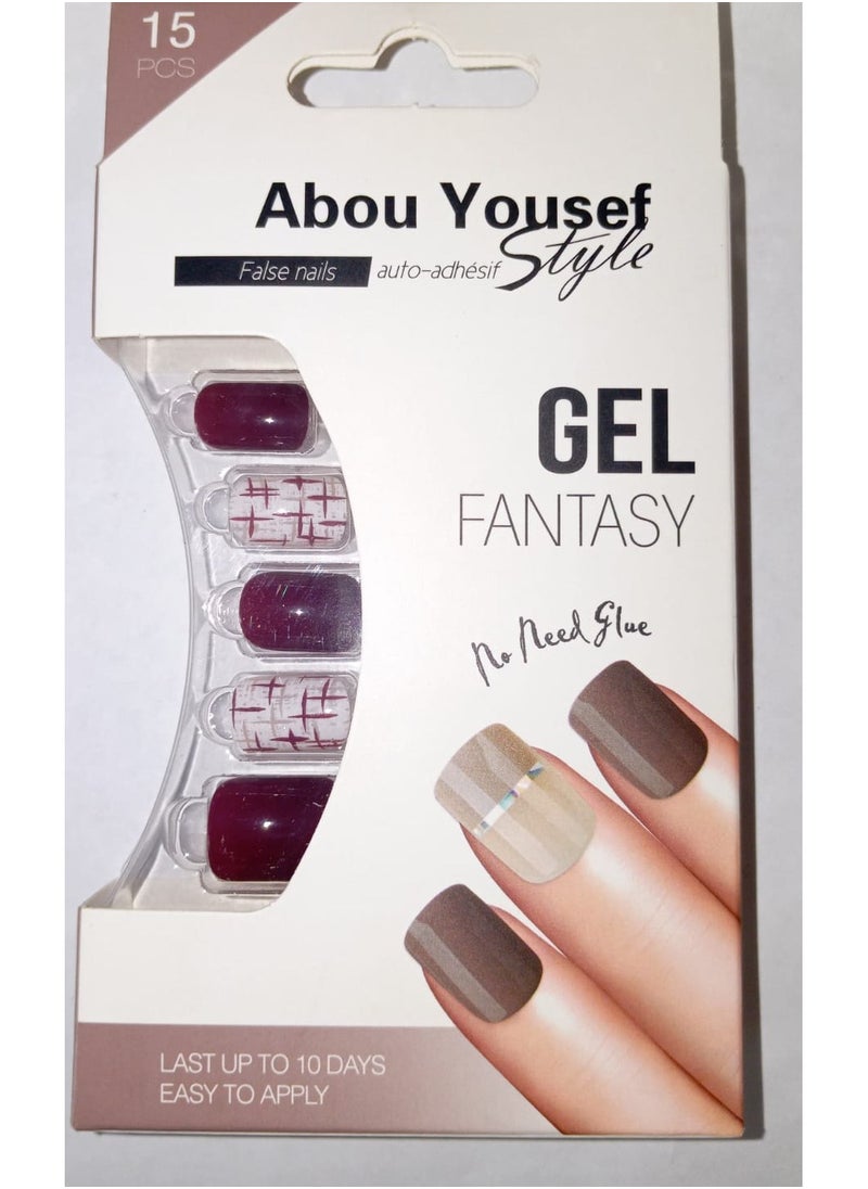 ابو يوسف ستايل - أظافر صناعية من أبو يوسف جل فانتاسي 88-AY096 - Image 1
