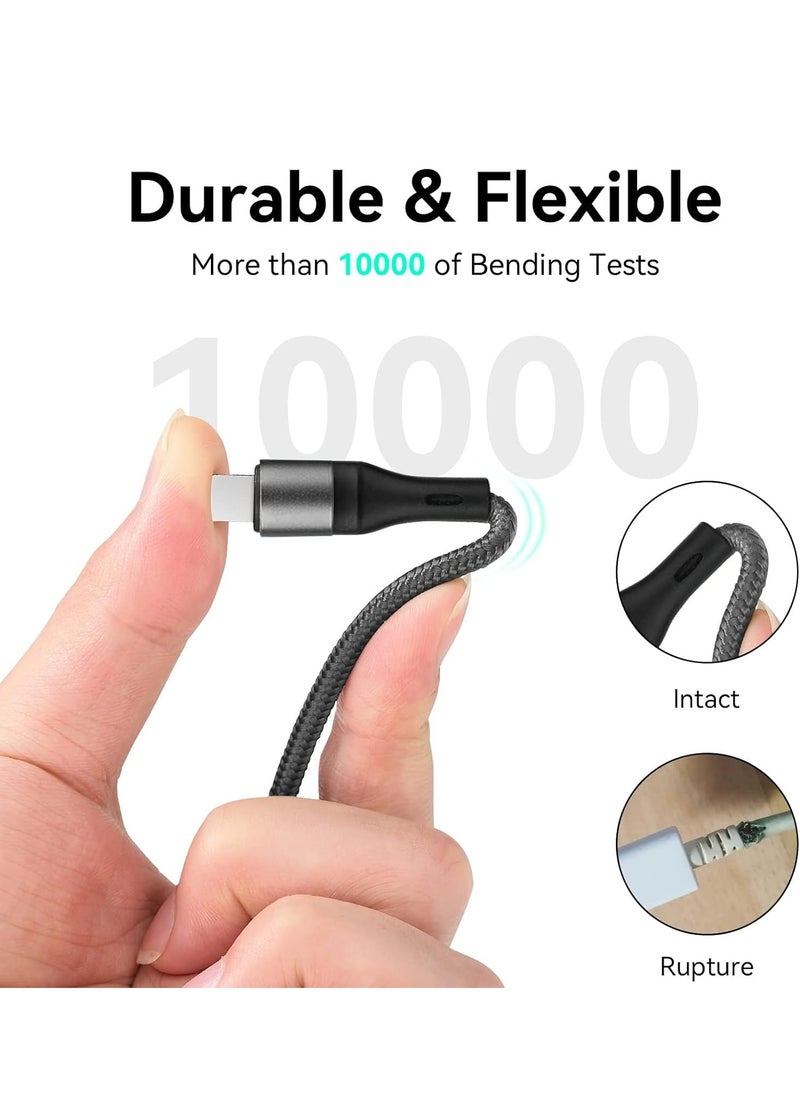 ProOne - ProOne USB Cable 3 in 1 Multi Charging Cable - IP Cable, USB Type C Cable, Micro USB Cable, Fast Charging Cord Compatible with iP 13 12 11, Galaxy S20 S10 S9 S8 S7, Micro USB Android, 3in1 Charging - Image 1
