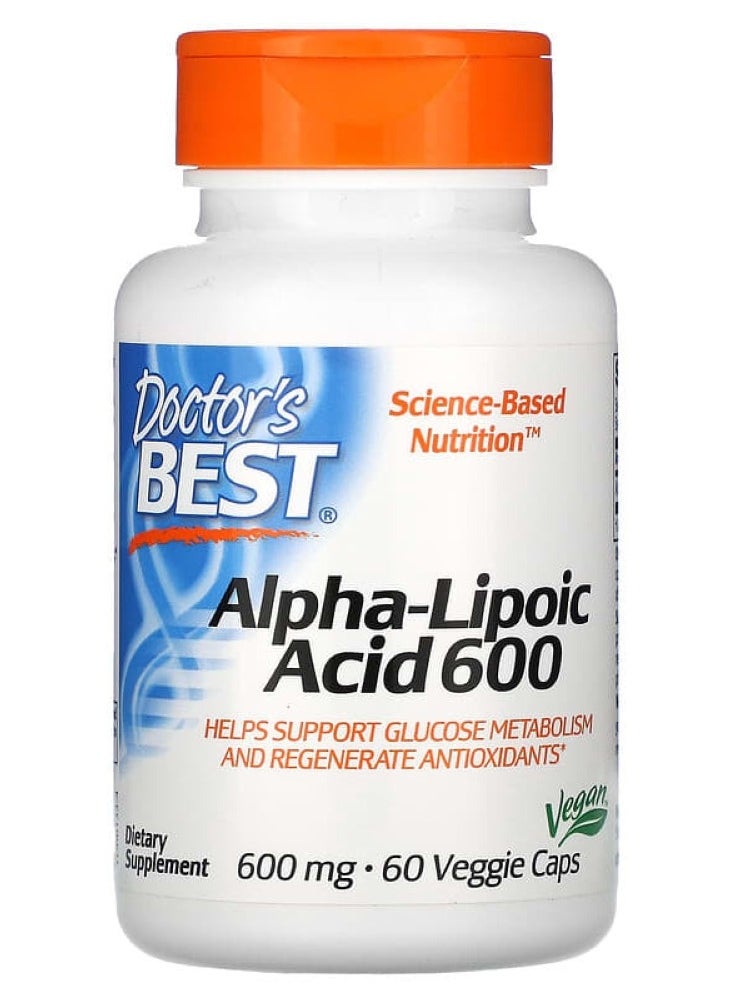 Doctor's BEST Alpha-Lipoic Acid 600mg    60VC  - Image 2