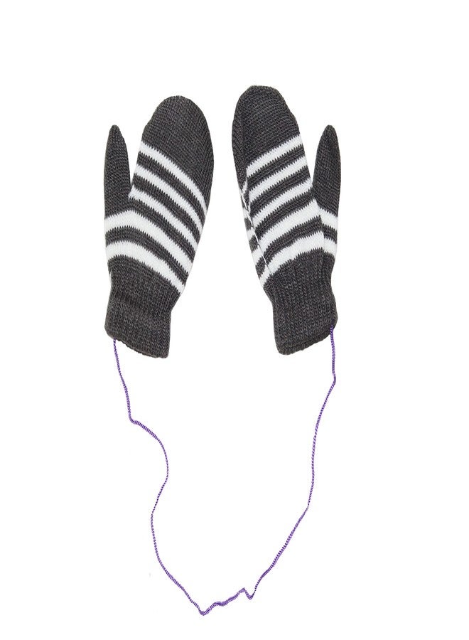 CHACKO Baby Boys & Baby Girls Winter Hand Gloves For Babies | Baby Winter Warm Hand Striped Gloves_Pack Of 12(Multicolour,6-12 Months) - Image 3