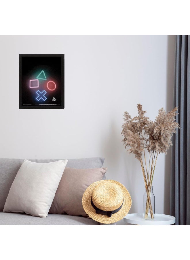 Pyramid Pyramid Playstation Play Lenticular Poster Framed  - Image 2