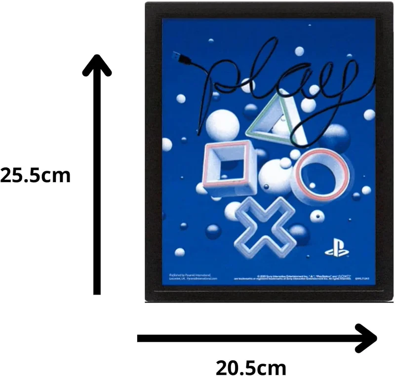 بيراميد Pyramid Playstation Play Lenticular Poster Framed
