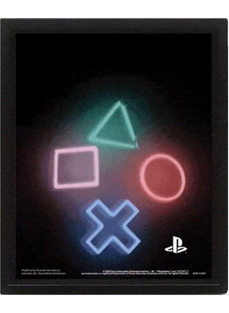 Pyramid Pyramid Playstation Play Lenticular Poster Framed  - Image 3