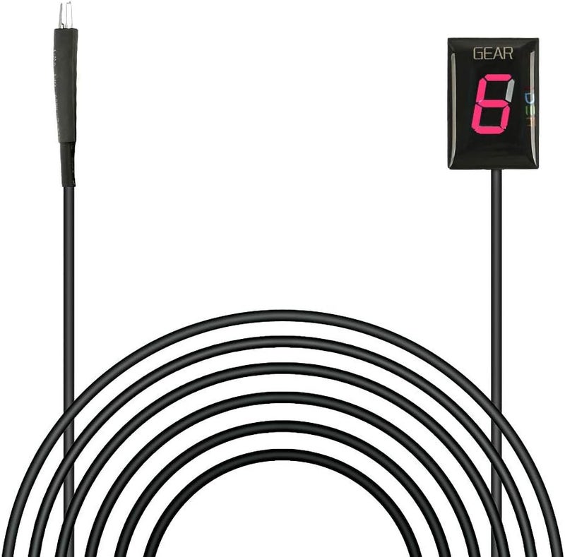 IDEA Waterproof Motorcycle Gear Indicator for Honda CB300F CBR400R CBR600RR Fury NC Motorcycle Gear Meter LED Digital Display Shift Lever Sensors - Image 1