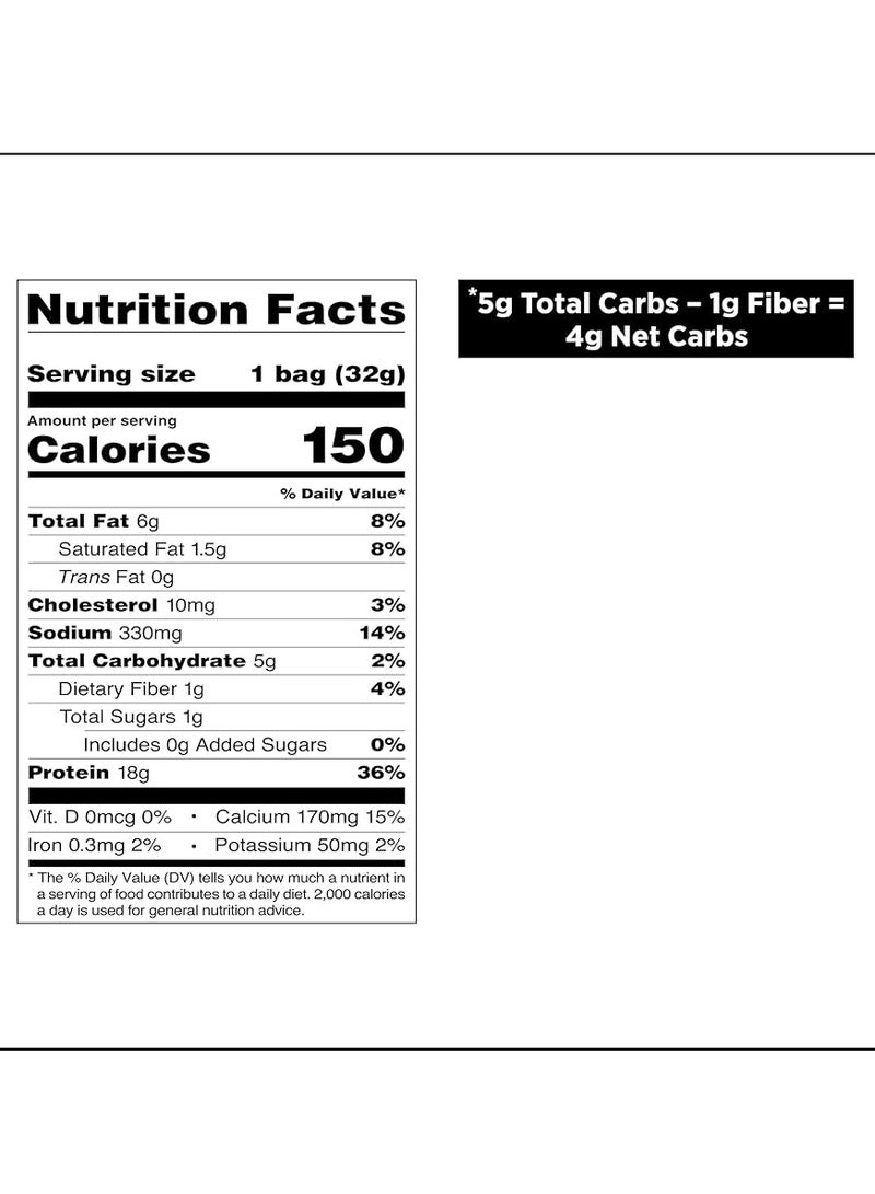 كويست رقائق بروتين على طريقة التورتيلا من كويست نيوتريشن، 32 جرام، جبن ناتشو - Image 3