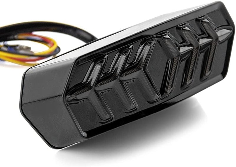 KICRY Tail Light with Turn Signals Led Integrated Motorcycle Brake Taillight Compatible with GROM MSX125/SF CBR650F CTX700 CTX700N(Smoke Lens) - Image 1