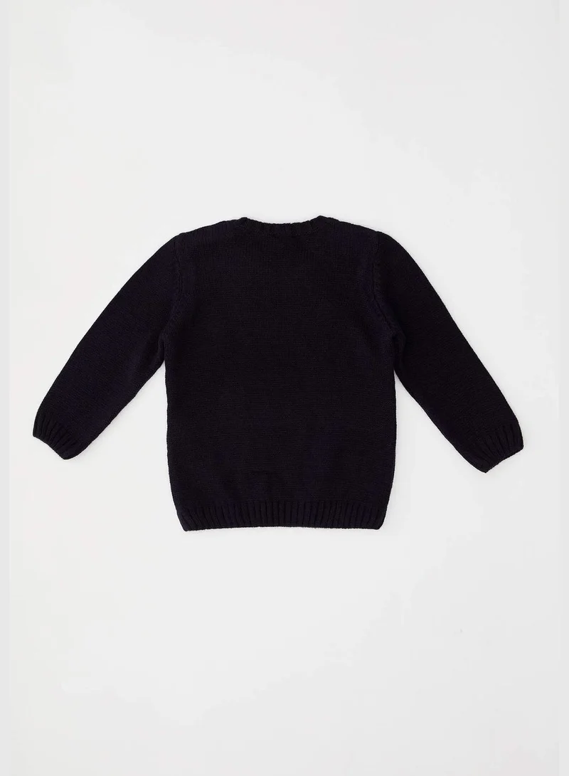 ديفاكتو Long Sleeve Firetruck Print Jumper