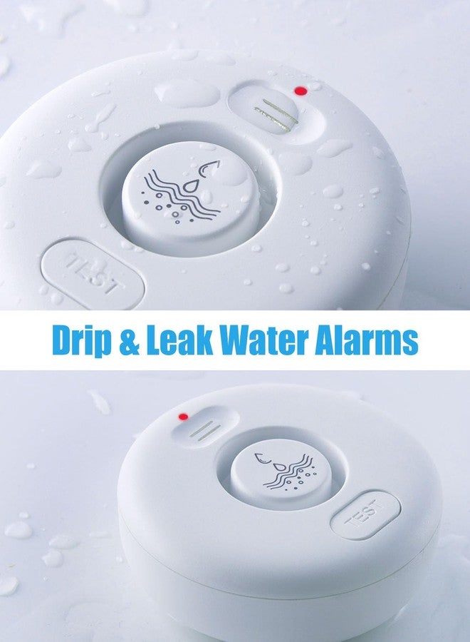 RUIKORING 5 Pack Water Leak Alarm Detector, 120dB Loud Alert Water Sensor, IP66 Waterproof, Sensitive Leak and Drip Alert, Easy Installation for Home, Basement Flood Prevention, Bathroom, Sink, Laundry - Image 2