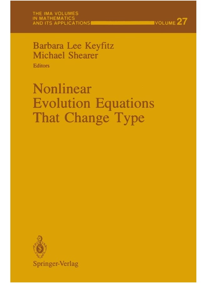 null - Nonlinear Evolution Equations That Change Type - Image 1