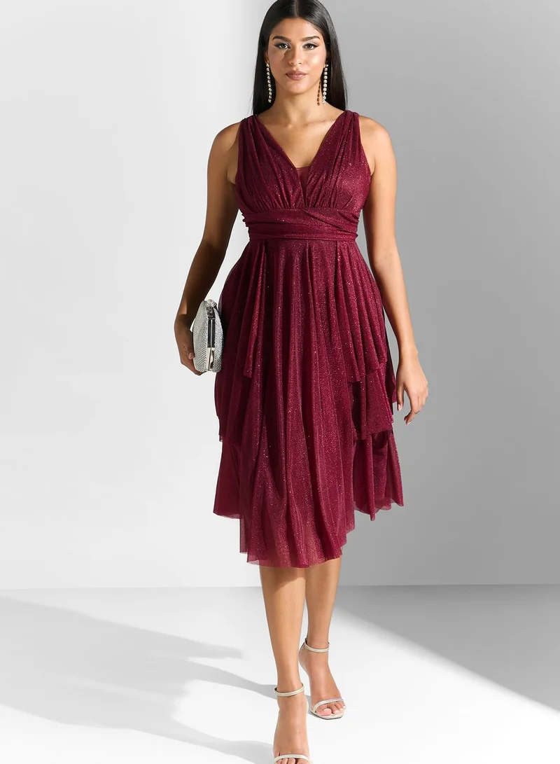 Ella Limited Edition Shimmer Layered Dress