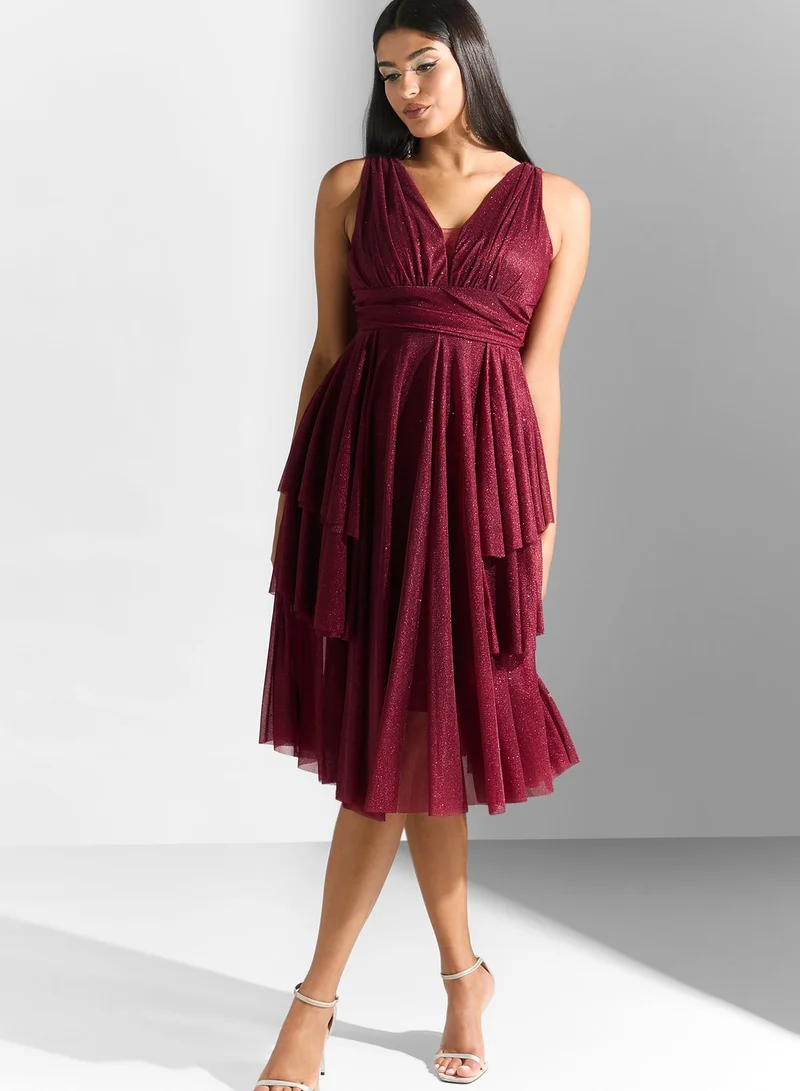 Ella Limited Edition Shimmer Layered Dress