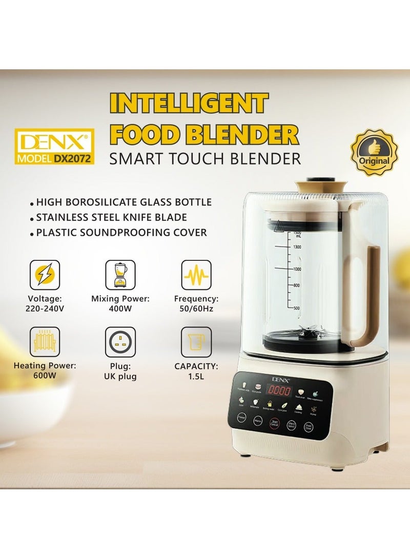 Denx Intelligent Food Blender, Smart Touch Blender - Image 3