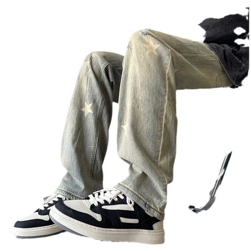 Unisex Classic Denim Jeans Loose Fit Daily Outdoor Wear - Image 5