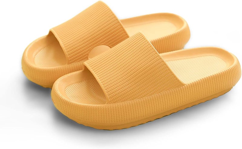 Pillow Slides for Women Men - Cloud Slippers Soft Massage House Bath Quick Drying Non-Slip Lightweight Open Toe Sandals - Image 1