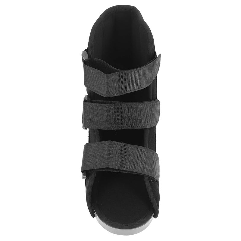 Orthopedic Fixed Ankle Brace Shoe for Sprains, Anti-rotation Foot Protection Boot with Adjustable T-strap, Black Size S, Rehabilitation Support for Ankle Injuries and Foot Drop - Image 1