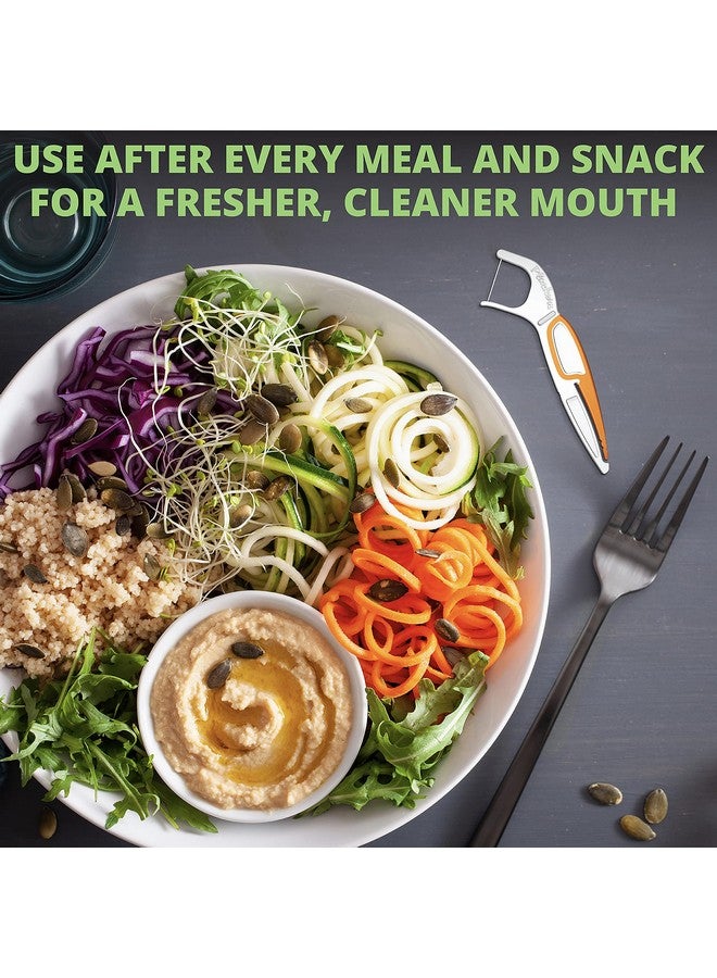 بلاكرز خيط تنظيف أسنان Orthopick غير منكه مصمم لتقويم الأسنان القابل للطي من Tuffloss سهل التخزين مع ختم Surezip عدد 36 - Image 4