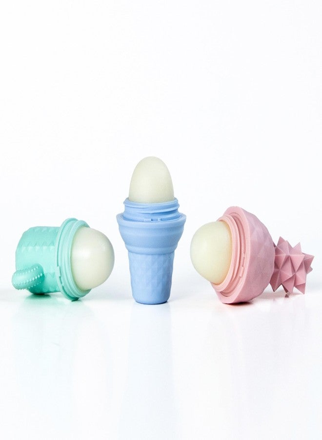 Rebels Refinery Mixed Lip Balm Trio - 100% Natural & Organic All-Day Moisture Care - Summer Citrus, Sour Blue Raspberry, Strawberry Mango Flavors - Image 2
