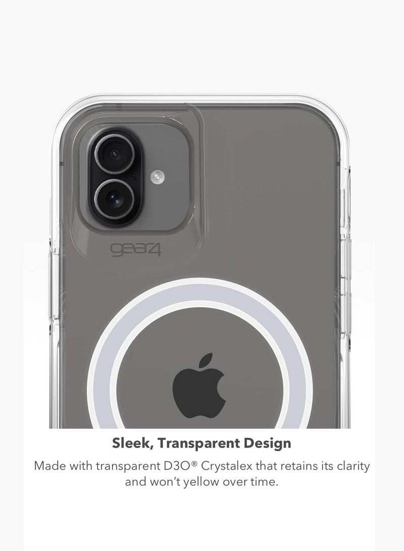 Gear4 Apple iPhone 17 5G 2025 Gear4 Premium Protection Series Crystal Palace D3O Crystalex Drop Protection Completely Transparent Ultra Hybrid Case Cover (MCTPTN) - Clear - Image 3