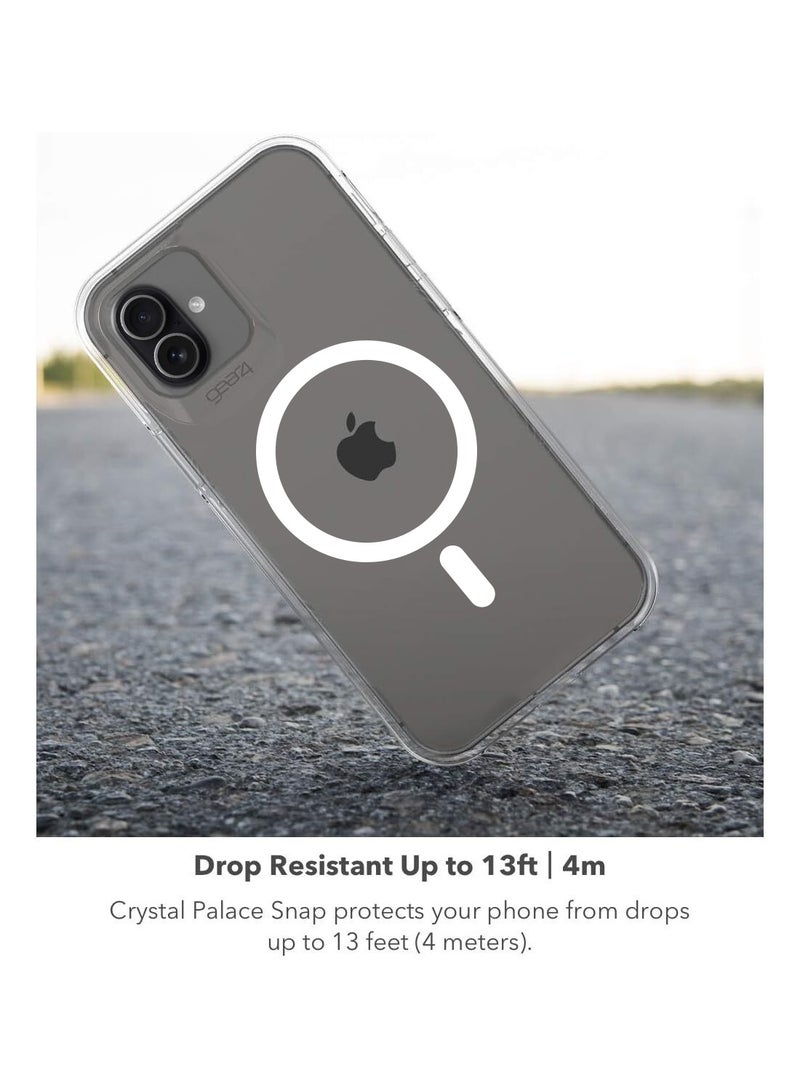 Gear4 Apple iPhone 17 5G 2025 Gear4 Premium Protection Series Crystal Palace D3O Crystalex Drop Protection Completely Transparent Ultra Hybrid Case Cover (MCTPTN) - Clear - Image 2