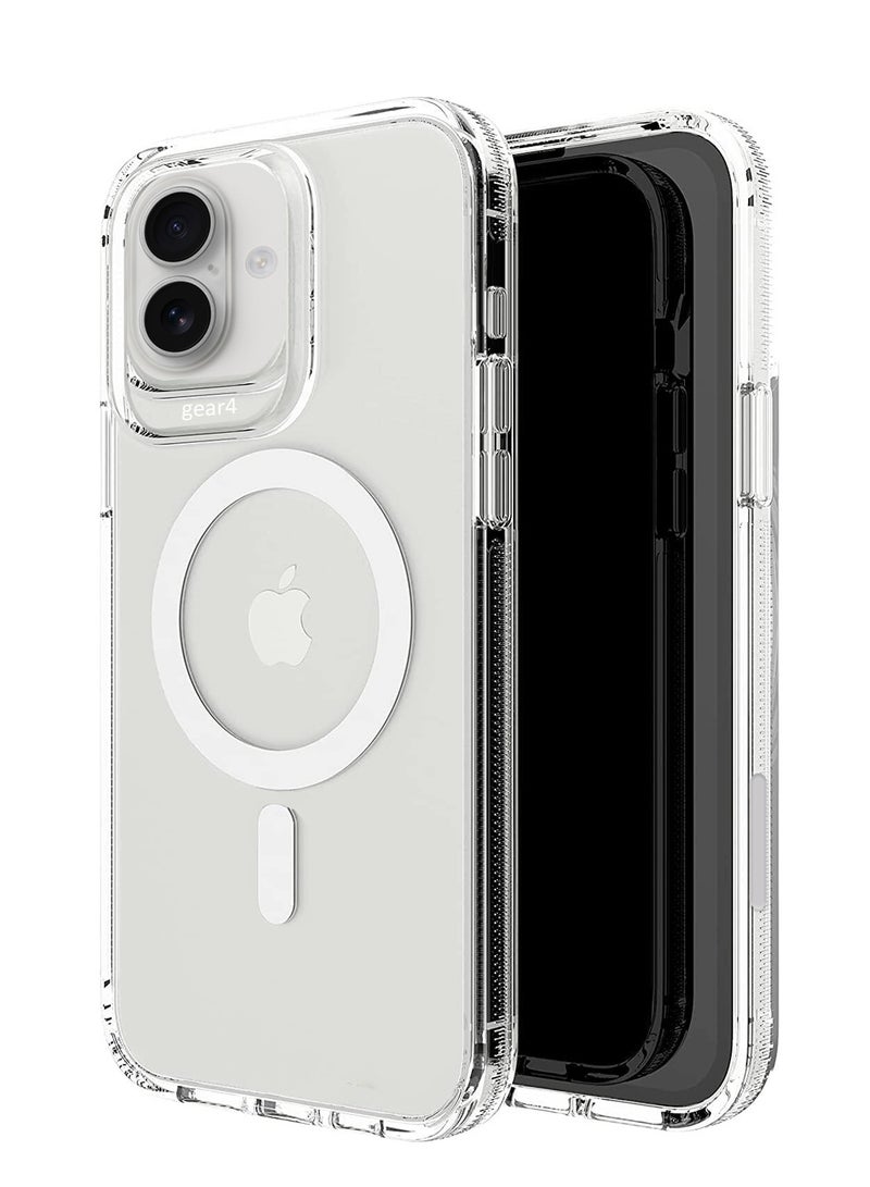Gear4 Apple iPhone 17 5G 2025 Gear4 Premium Protection Series Crystal Palace D3O Crystalex Drop Protection Completely Transparent Ultra Hybrid Case Cover (MCTPTN) - Clear - Image 1