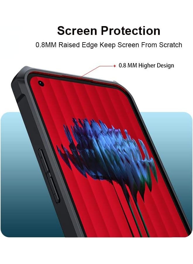 Case compatible with Nothing Phone 1 2022 with integrated camera case, 【military-grade drop test】 Slim transparent back with shock-resistant soft TPU cushioning frame for Nothing Phone 1 case - Image 2
