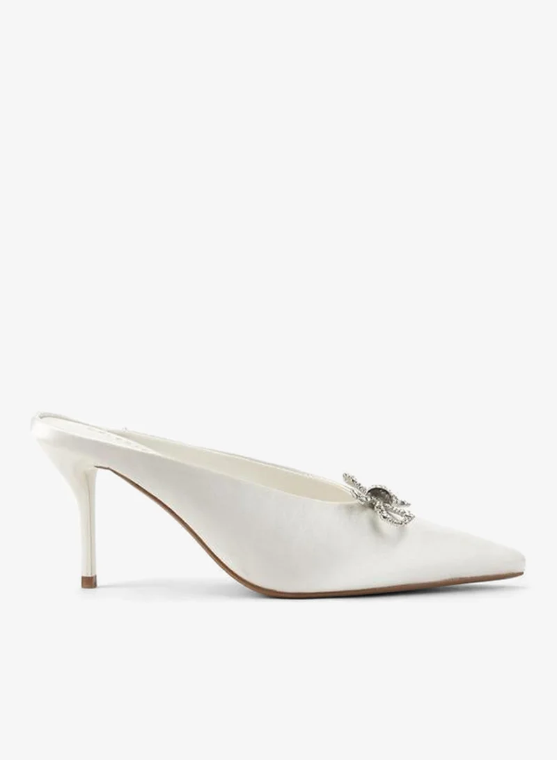 سيليست Women Embellished Pointed Stiletto Heel Mules Ramadan Collections