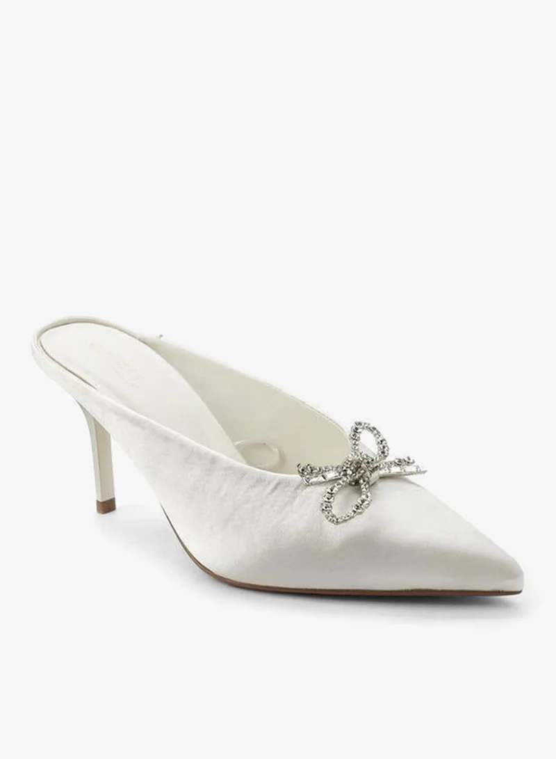 سيليست Women Embellished Pointed Stiletto Heel Mules Ramadan Collections