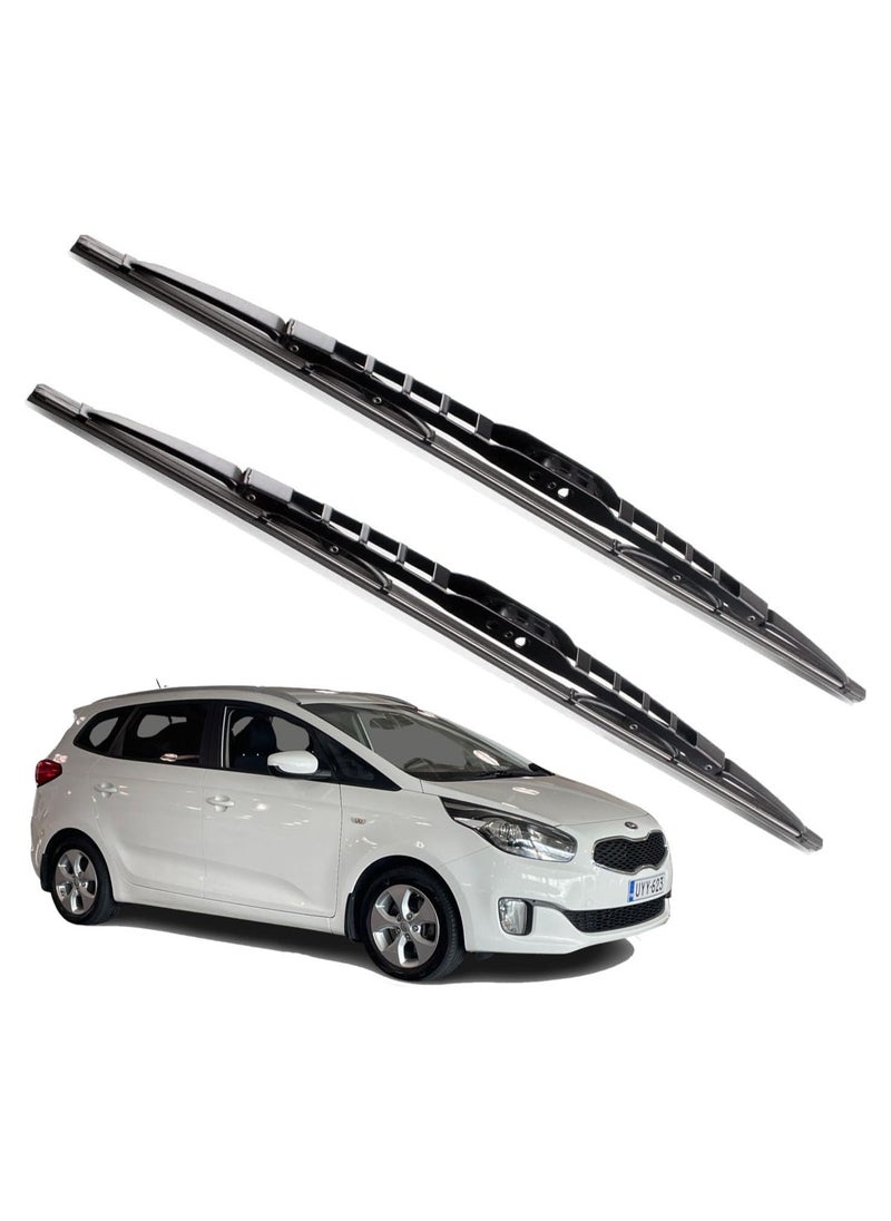 كريستال - طقم ريشة مساحات مخصص - كيا كارينز 2015 - 28''-28'' - من MT BEST BUY - Image 1