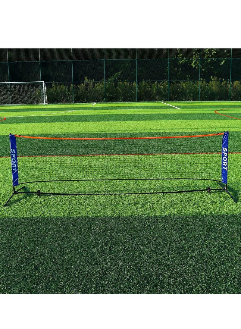 XiuWoo Portable Nylon Net for Badminton, Pickleball, Tennis, Volleyball Easy Install, Durable PA Material,Ideal for Indoor Outdoor Use, Bracket Not Included - Image 2