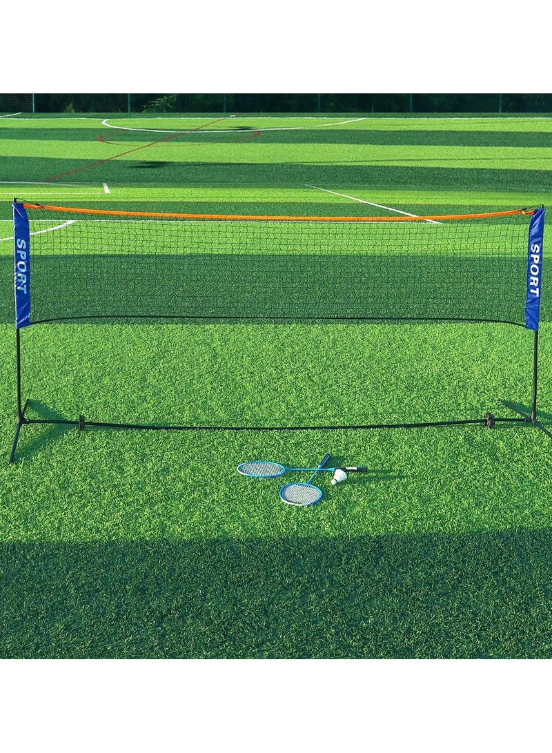 XiuWoo Portable Nylon Net for Badminton, Pickleball, Tennis, Volleyball Easy Install, Durable PA Material,Ideal for Indoor Outdoor Use, Bracket Not Included - Image 3