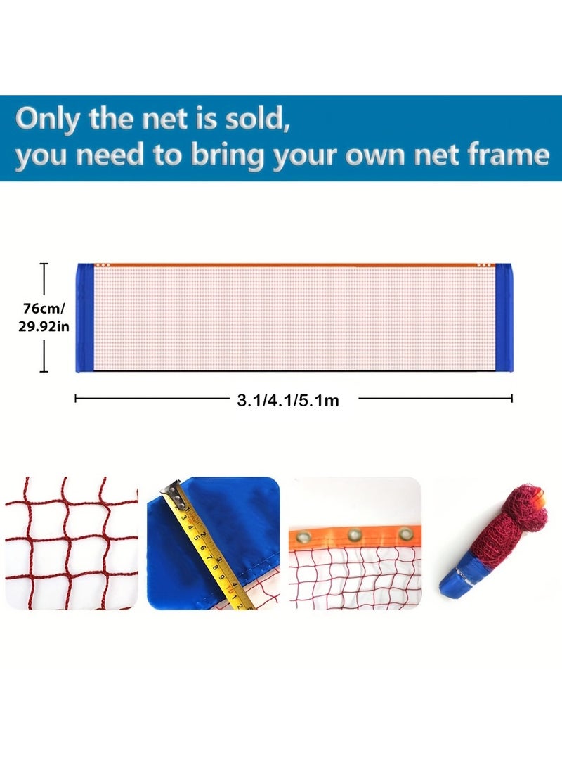 XiuWoo Portable Nylon Net for Badminton, Pickleball, Tennis, Volleyball Easy Install, Durable PA Material,Ideal for Indoor Outdoor Use, Bracket Not Included - Image 5