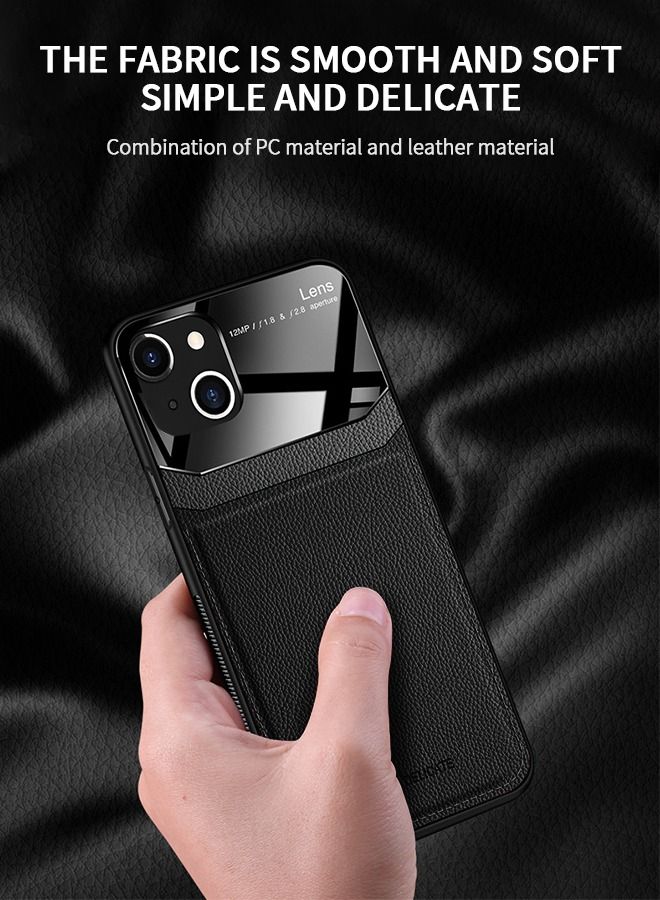 GROIC IPhone 14 Max Case 6.7 Inch, Luxury Leather Case, Back Cover, Tempered Glass Anti-Slip, Anti-Fingerprint, Shockproof Protector Cover - Image 4