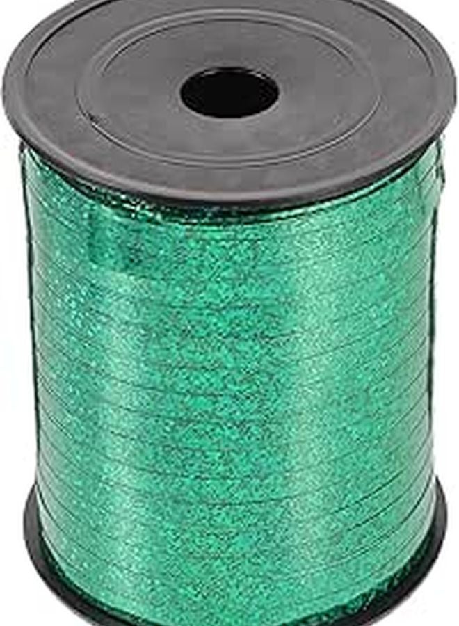 5mm Green Laser Balloon Ribbon 500 Yards For Party Wedding Decoration Packaging - Image 1