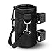 bruwaa Cup Holder for Bike Wheelchair and Scooter Water Bottle Holder for Bicycle Walker Stroller Utv ATV eBike and Beach Universal Drink Holder Accessories with Strap and Net Pocket Black - Image 2