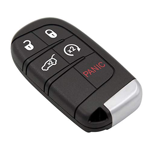 Keyless2Go Replacement for 5 Button Proximity Remote Smart Key for Jeep Compass M3N-40821302 68250343 AB - Image 2