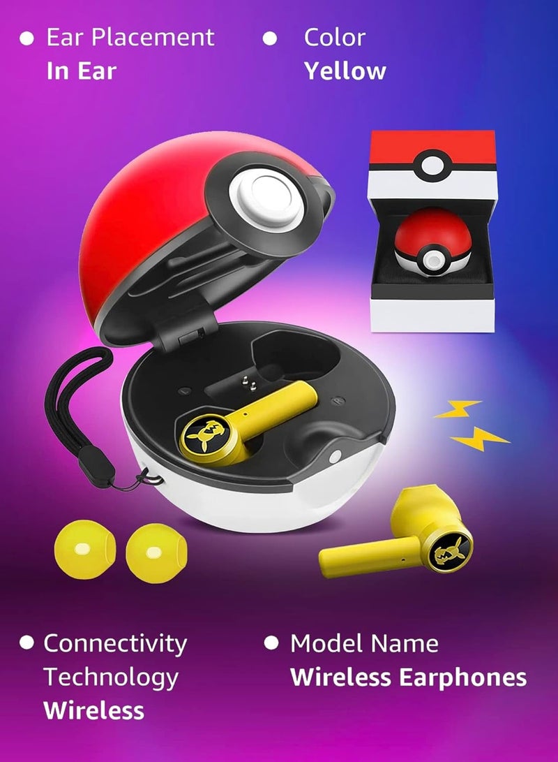 Anime Stuff Headphones - Bluetooth Wireless Earbuds with Genie Ball Charging Case - Kids Wireless Earbuds - Image 5