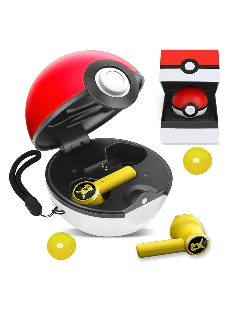 Anime Stuff Headphones - Bluetooth Wireless Earbuds with Genie Ball Charging Case - Kids Wireless Earbuds - Image 1