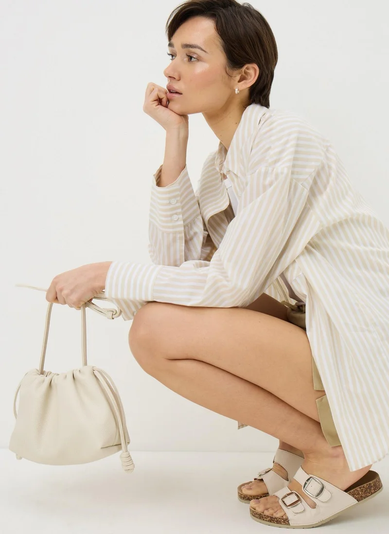 Matalan Cream Pouch Bag