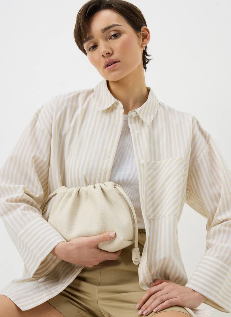 Matalan Cream Pouch Bag