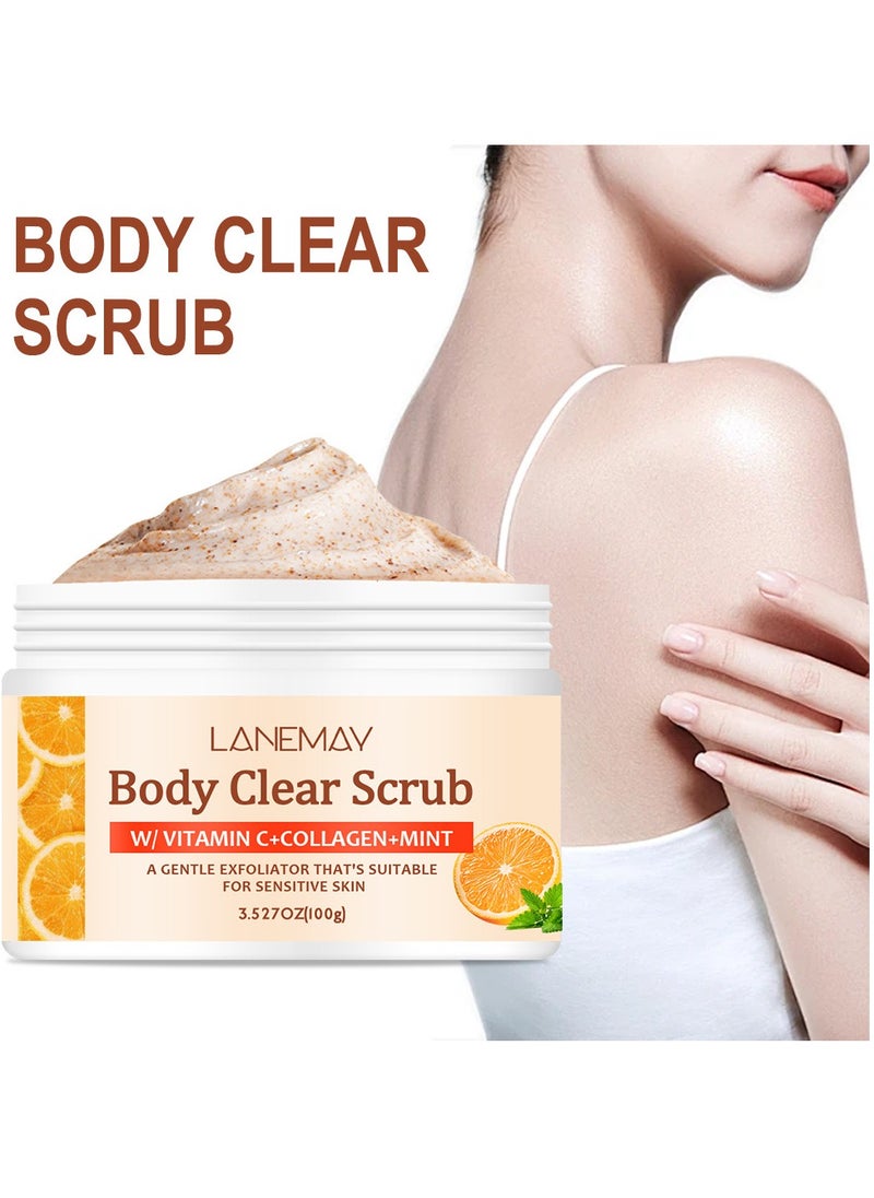 Orange Body Scrub, Exfoliating Vitamin C Scrub for Face & Body, Deep Cleansing & Moisturizing Scrub for Smooth Skin, Removes Strawberry Skin, Ideal for Men & Women (3.5 OZ) - pzsku/Z383DFF7CBD9B4543D0A7Z/45/_/1733623516/a065bfb7-323f-4a32-8de2-ca6d0ff5639d