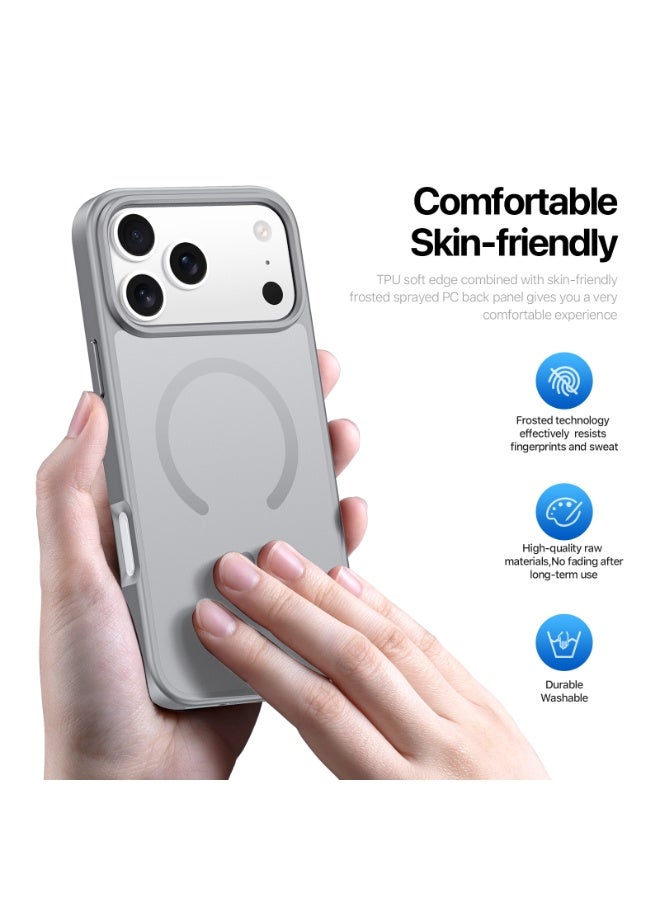 DUX DUCIS Magnetic Shockproof Case for iPhone 17 Pro Max, MagSafe Compatible, Sweat-Resistant & Anti-Fingerprint Translucent Protective Case - Image 4