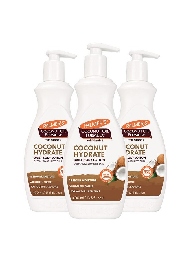 PALMER'S - Coconut Oil Daily Body Lotion 400Ml (Pack Of 3) - Image 1