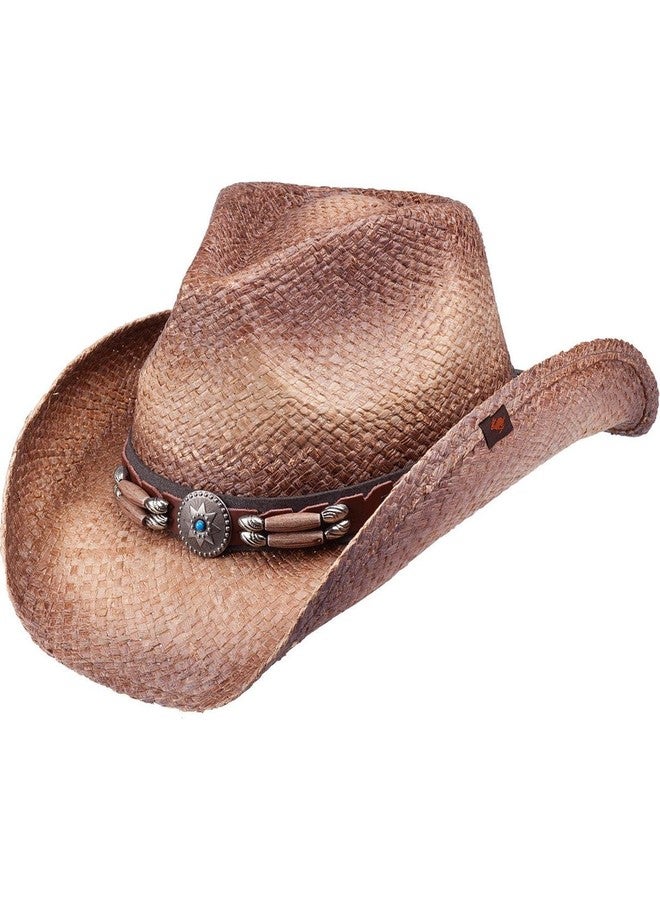 Peter Grimm Ltd Unisex Contraband Straw Cowboy Hat Brown One Size - Image 1