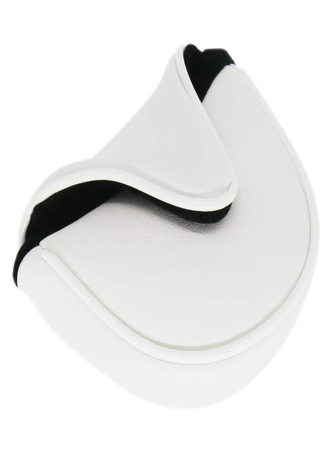 Seacloud 1pcs Golf Cover Mallet Headcover Pebble Beach White with Magnetic Closure for Putter Club Head Cover - Image 4