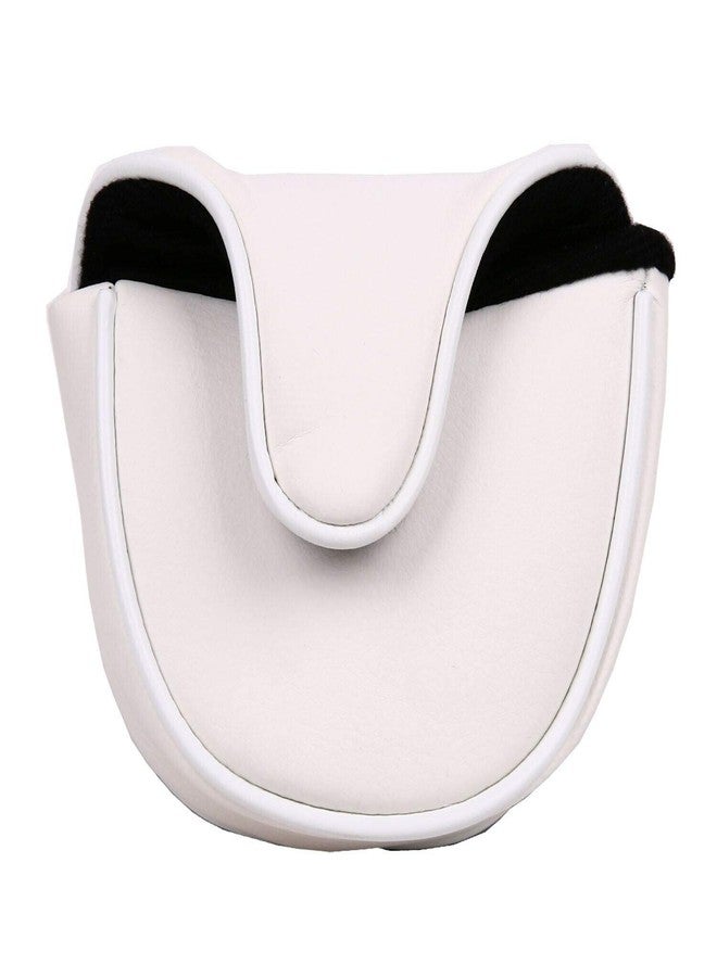 Seacloud 1pcs Golf Cover Mallet Headcover Pebble Beach White with Magnetic Closure for Putter Club Head Cover - Image 3