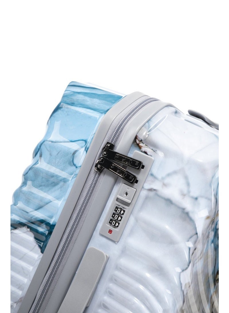 Luggage Spinner Set of 2 (22” & 28”) Hard Shell Suitcases with Spinner Wheels, Lock, Carry On Premium Polycarbonate Travel Bag, Lightweight Travel Trolley Bags for Men & Women - Image 2