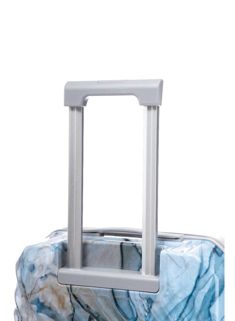 Luggage Spinner Set of 2 (22” & 28”) Hard Shell Suitcases with Spinner Wheels, Lock, Carry On Premium Polycarbonate Travel Bag, Lightweight Travel Trolley Bags for Men & Women - Image 3
