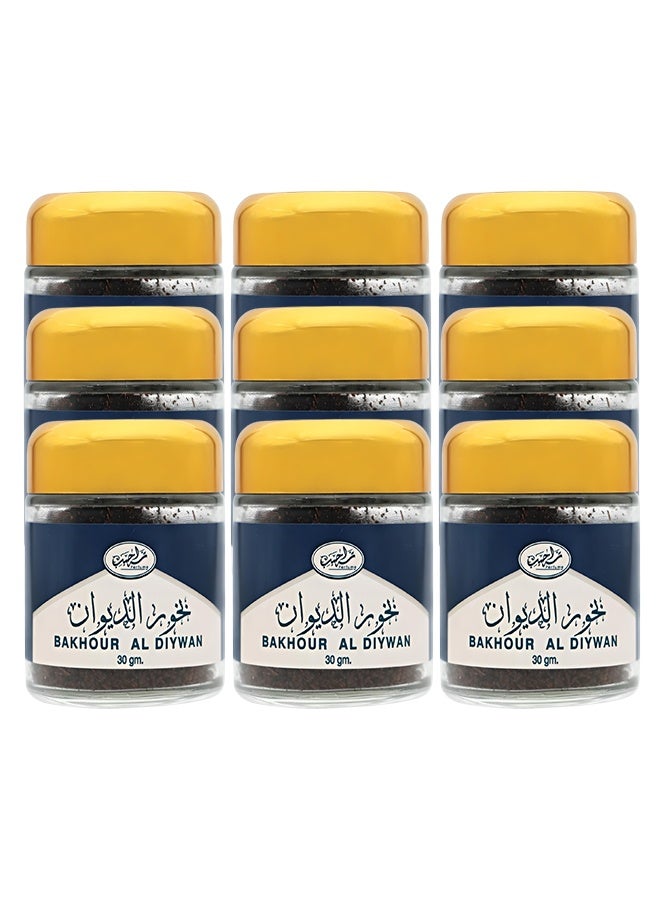 Genie Collection 9 Pieces Bakhour Al Diywan 30 Grams - Image 1