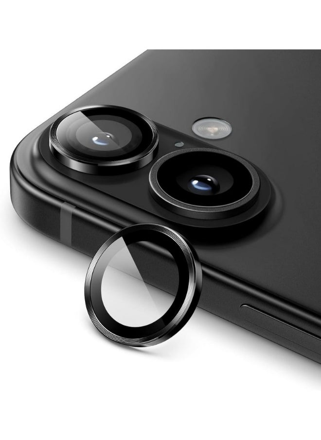 Protect PROTECT Xzoom Lens Protector for iPhone 16 / 16 Plus | Sapphire Glass, Metal Frame, Ultra Clear, Black – Model: XIP16BLK  - Image 1